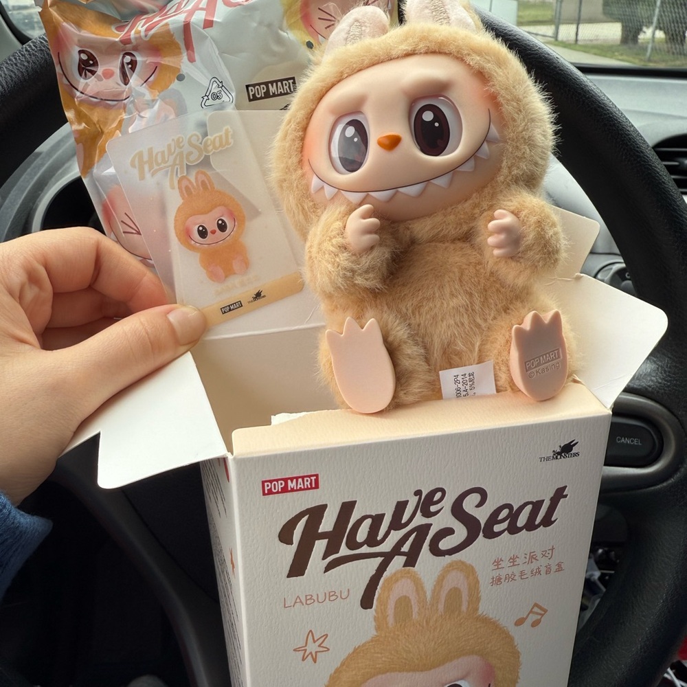 Pop Mart Labubu Plush Toy - Brown